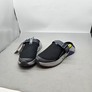Spyder Mens Outdoor Sport Clogs Black Grey Blue Mesh Adjustable Strap Size 9 NWT